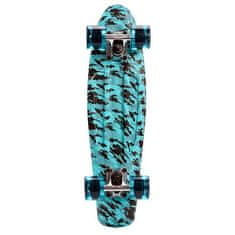 Meteor Flip Multi plastový skateboard tyrkysová varianta 40583