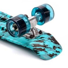 Meteor Flip Multi plastový skateboard tyrkysová varianta 40583