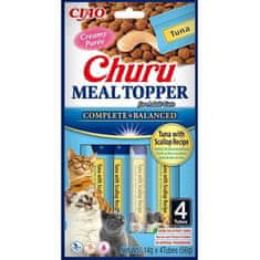 Inaba Churu Cat meal topper tuňák a hřebenatka 4x 14g