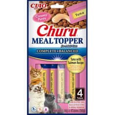 Inaba Churu Cat meal topper tuňák a losos 4x 14g