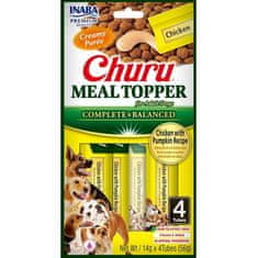 Inaba Churu Dog meal topper kuře a dýně 4x 14g