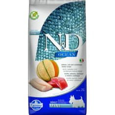 N&D OCEAN Dog GF Salmon, Cod & Cantaloupe Melon Adult Mini 7 kg