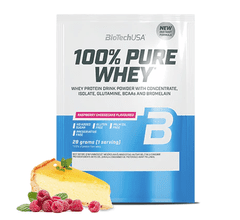 BioTech 100% Pure Whey 28 g raspberry cheesecake