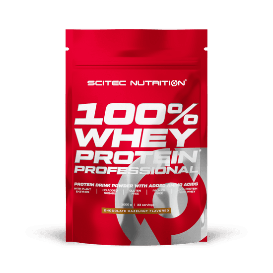 Scitec Nutrition 100% Whey Protein Professional 1000 g chocolate hazelnut