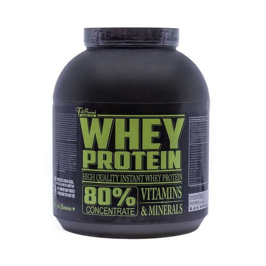 FitBoom Whey Protein 80 % 2250 g jablečný koláč