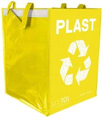 SIXTOL Taška na tříděný odpad Sort Easy Plastic 30 x 30 x 40 cm, 36 l