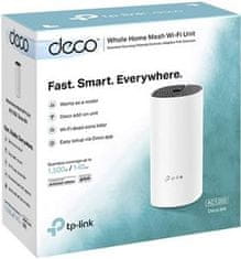 TP-Link Komplexní WiFi systém Deco M4, Qualcomm CPU, 867Mbps/5GHz+300Mbps/2.4GHz/1pack