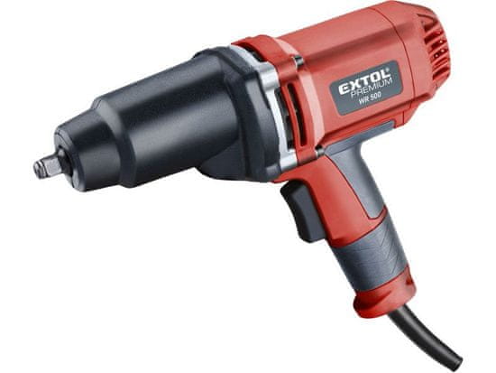 EXTOL Elektrický rázový utahovák WR 500, 1/2", 500 Nm, 950W - EXTOL PREMIUM 8890603