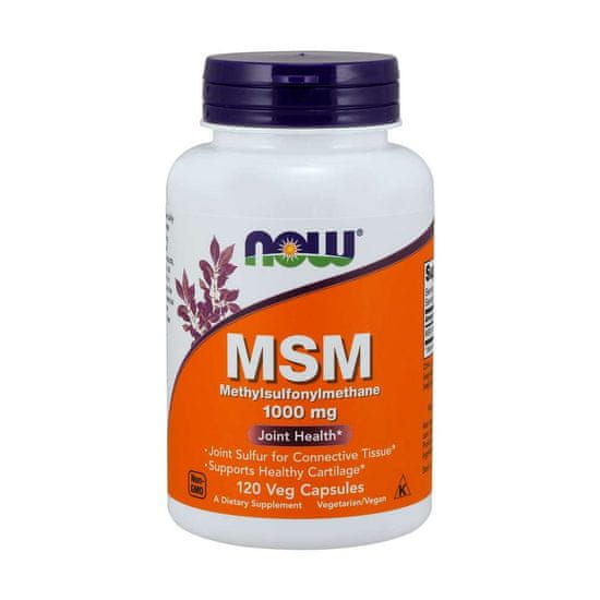 NOW Foods Doplňky stravy NOW Foods Siarka Msm methylsulfonylmethan 1000 mg (120 tobolek) 4769