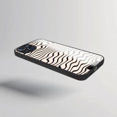 Mobiwear Prémiový lesklý kryt Glossy - Realme Note 50 - GA62G Vlnky na béžové