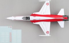 Hobby Master Northrop F-5E Tiger II, švýcarské letectvo, Team 60th Anniversary, Švýcarsko, 2024, 1/72