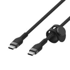 Belkin Kabel USB-C na USB-C BoostCharge Pro Flex, USB-C PD, Černá, 2m