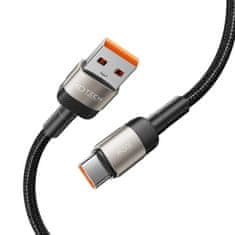 Tech-protect Datový kabel Tech-Protect Ultraboost USB na USB-C, 5A PD100W 1m titanium