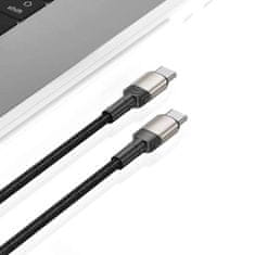 Tech-protect Datový kabel Tech-Protect Ultraboost USB-C na USB-C, 5A PD100W 1m titanium