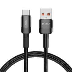 Tech-protect Datový kabel Tech-Protect Ultraboost USB na USB-C, 5A PD100W 1m černý