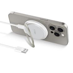 Tech-protect TECH-PROTECT QI15W-A33 MAGNETICKÁ MAGSAFE BEZDRÁTOVÁ NABÍJEČKA BÍLÁ