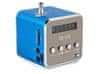 06211 Přenosné mini rádio Bluetooth 5.0, 3 W, modré