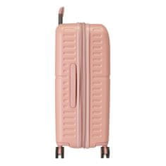 Joummabags PEPE JEANS Highlight Rosa Claro, Sada luxusních ABS cestovních kufrů 70cm/55cm, 7689524