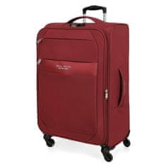 Joummabags Textilní cestovní kufr ROLL ROAD ROYCE Red/Červený, 76x48x29cm, 93L, 5019324 (large)