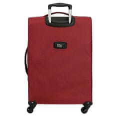 Joummabags Textilní cestovní kufr ROLL ROAD ROYCE Red/Červený, 76x48x29cm, 93L, 5019324 (large)