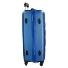 Joummabags ROLL ROAD Flex Blue, Sada ABS cestovních kufrů, 55-65cm, 5849563