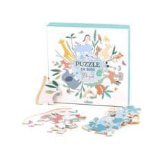 Vilac Kulaté 24dílné puzzle svět od sarah betz