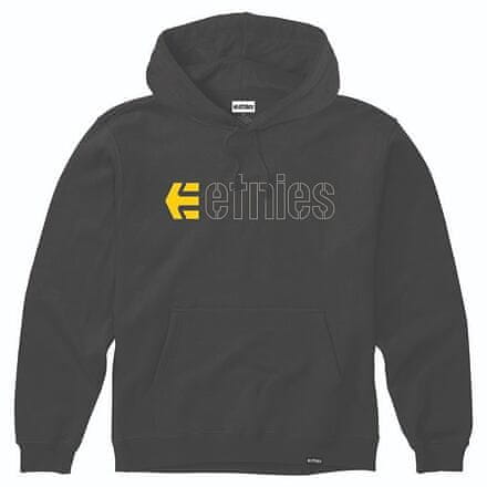 Etnies mikina ETNIES Ecorp Hoodie BLACK/WHITE/YELLOW L