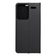 FORCELL Pouzdro / obal na Xiaomi Redmi NOTE 13 PRO Plus 5G černé - knížkové LUNA Book Carbon