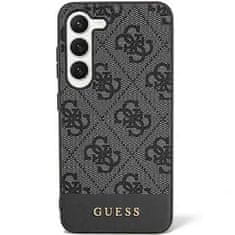 Guess hard silikonové pouzdro Samsung Galaxy S24 5G black 4G Stripe Collection