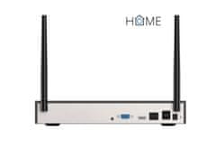 iGET HOME NVR N4C4 - CCTV bezdrátový Wi-Fi set FullHD 1080p, 4CH NVR + 4x kamera 1080p se zvukem