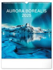 Notique Nástěnný kalendář Polární záře 2025, 30 x 34 cm