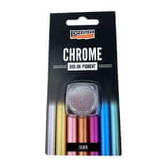 Pentart Pigmentový prášek chrome efekt 0,5g - stříbrná,