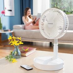 InnovaGoods Skládací stolní ventilátor Fandle s USB dobíjením