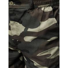 Dstreet Pánské bojové kalhoty WIRA hnědé ux4118 M