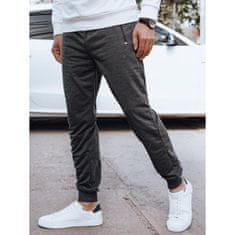 Dstreet Pánské teplákové kalhoty VIVA tmavě šedé ux4270 M-L