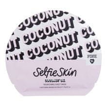 Pink - Selfie Skin Coconut Oil Sheet Mask - Facial mask 1.0ks 