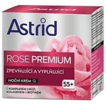 Astrid Astrid - Rose Premium Night Cream ( 55+ ) - Zpevňující a vyplňující noční krém 50ml 