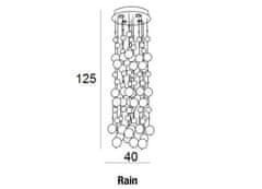 AZZARDO Závěsné svítidlo AZzardo Rain AZ0270 GU10 4x50W IP20 40cm chromové