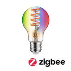 Paulmann PAULMANN Filament 230V Smart Home Zigbee 3.0 LED žárovka E27 6,3W RGBW plus stmívatelné zlatá 29156