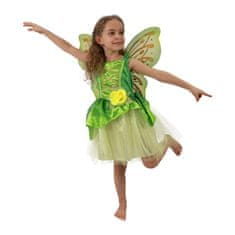 Rappa Dětský kostým víla Zelenka s křídly (M) e-obal