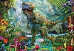 Norimpex Diamantová mozaika Dinosaurus T-Rex s dítětem v lese 30X40 cm