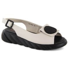 Dámské pohodlné kožené sandály velikost 39