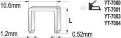 YATO Spona do sešívačky 10 x 10,6 mm 1000 ks