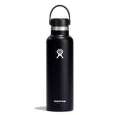 Hydro Flask Nerezová termolahev Standard Mouth Flex Cap 21 oz (621 ml) Černá