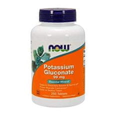 NOW Foods Doplňky stravy NOW Foods Potassium Gluconate Glukonian Potasu (250 tablet) 3844