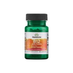 Swanson Swanson vitamín B12 s folátem (60 tablet) 7302