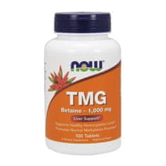 NOW Foods NOW Foods Tmg trimethylglycinebetain bezvodý 1000 mg (100 tablet) 4869