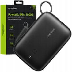 Innostyle Innostyle Powergo Mini Powerbank 10000Mah 3X Usb Usb-C 22,5W S Usb-C Kabelem