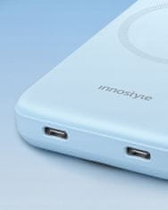 Innostyle Innostyle Powerduo 2V1 Rychlá Indukční Powerbanka Pro Hodinky Magsafe 10000Mah Modrá