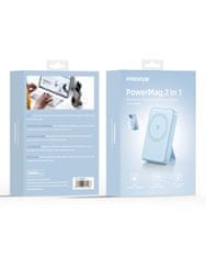 Innostyle Innostyle Powermag 2V1 Rychlá Indukční Powerbanka Pro Magsafe 10000Mah Stojan Modrá